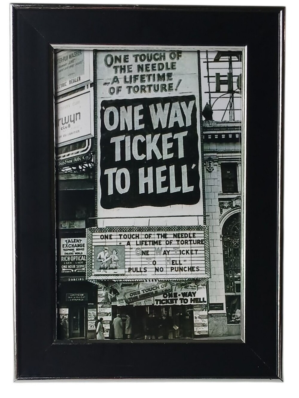 ONE WAY TICKET TO HELL MOVIE THEATER horror punk rock occult satanic metal GOTH